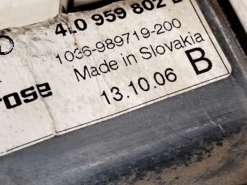 Recambio de motor elevalunas trasero derecho para audi q7 (4lb) 3.0 tdi quattro referencia OEM IAM 4L0959802  
