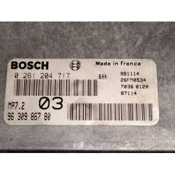 Recambio de centralita motor uce para peugeot 306 break style referencia OEM IAM 9630986780 0261204717 