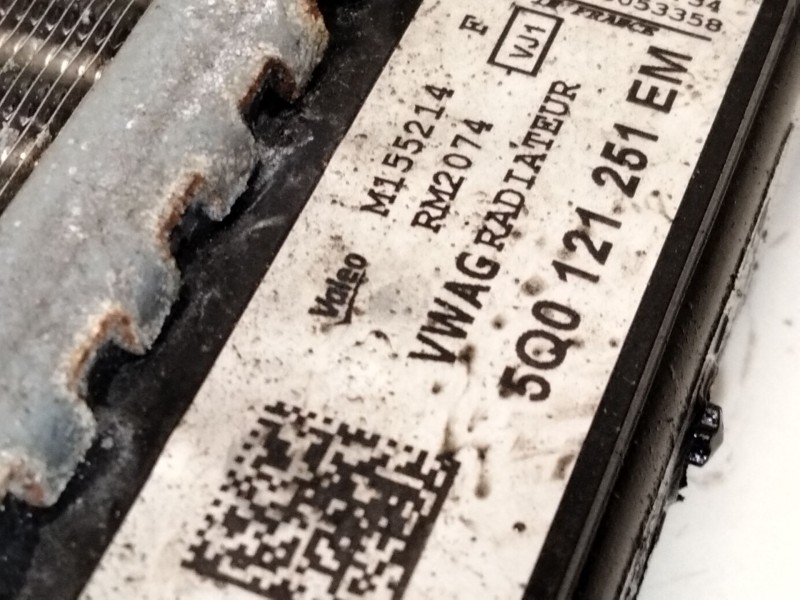 Recambio de radiador agua para volkswagen passat b8 variant (3g5, cb5) 2.0 tdi 4motion referencia OEM IAM 5Q0121251  