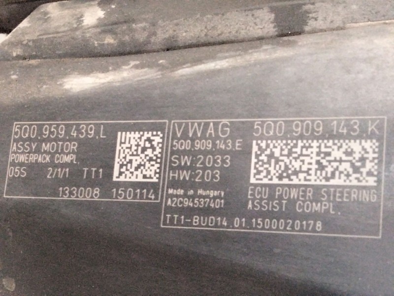 Recambio de caja direccion electrica para volkswagen passat b8 variant (3g5, cb5) 2.0 tdi 4motion referencia OEM IAM 3Q1423050  