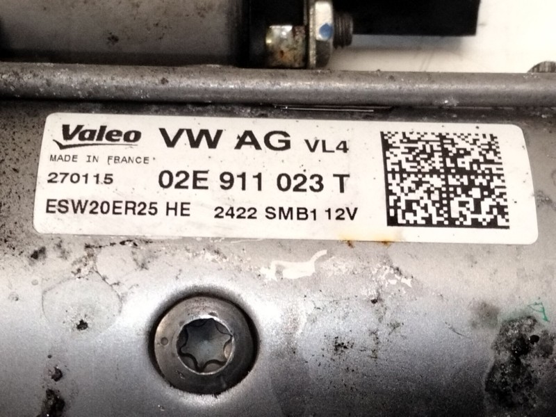 Recambio de motor arranque para volkswagen passat b8 variant (3g5, cb5) 2.0 tdi 4motion referencia OEM IAM 02E911023  