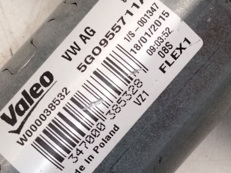 Recambio de motor limpia trasero para volkswagen passat b8 variant (3g5, cb5) 2.0 tdi 4motion referencia OEM IAM 5G0955711  