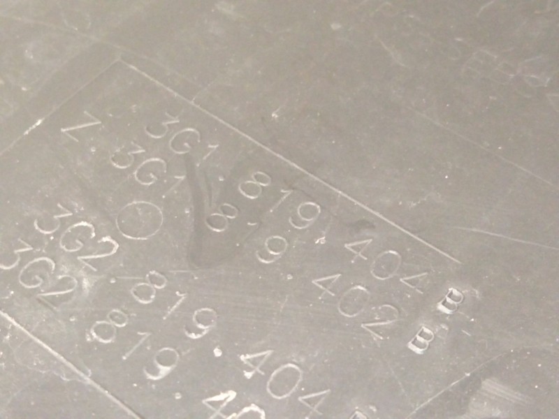 Recambio de torpedo para volkswagen passat b8 variant (3g5, cb5) 2.0 tdi 4motion referencia OEM IAM 3G1819404  