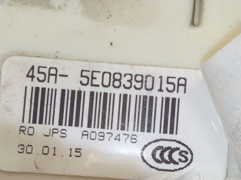 Recambio de cerradura puerta trasera izquierda para volkswagen passat b8 variant (3g5, cb5) 2.0 tdi 4motion referencia OEM IAM 5