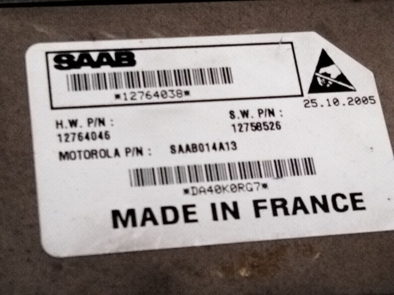 Recambio de mando elevalunas delantero izquierdo para saab 9-3 ranchera familiar (e50) 1.9 tid referencia OEM IAM 12764038  