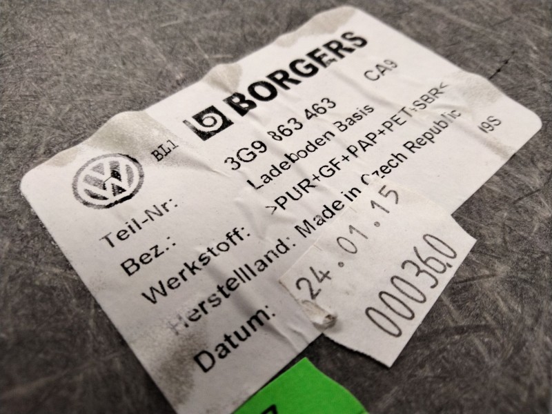 Recambio de bandeja trasera para volkswagen passat b8 variant (3g5, cb5) 2.0 tdi 4motion referencia OEM IAM 3G9863463  