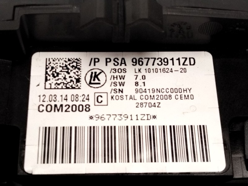 Recambio de mando intermitentes para peugeot 5008 (0u_, 0e_) 1.6 16v referencia OEM IAM 96773911  