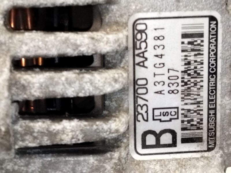 Recambio de alternador para subaru legacy iv ranchera familiar (bp) 2.0 d awd (bpd) referencia OEM IAM 23700AA590  