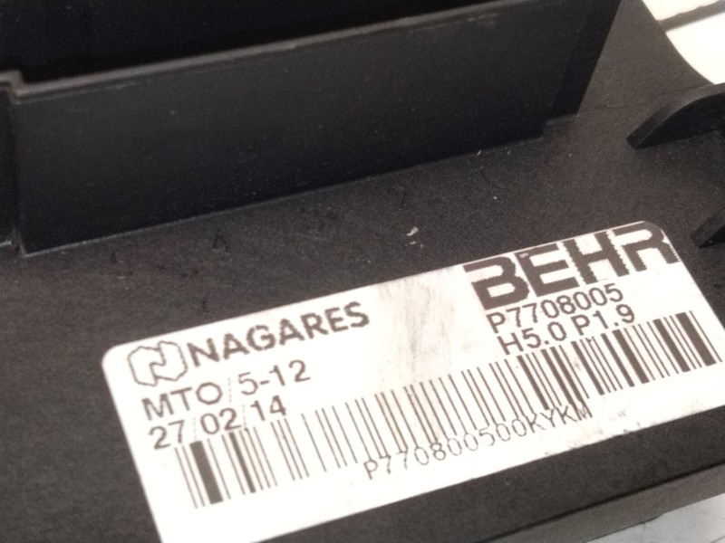 Recambio de resistencia calefaccion para peugeot 5008 (0u_, 0e_) 1.6 16v referencia OEM IAM P7708005  