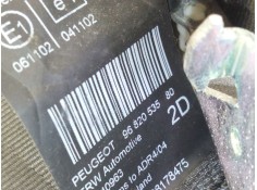 Recambio de cinturon seguridad trasero derecho para peugeot 5008 (0u_, 0e_) 1.6 16v referencia OEM IAM 9682053580   2