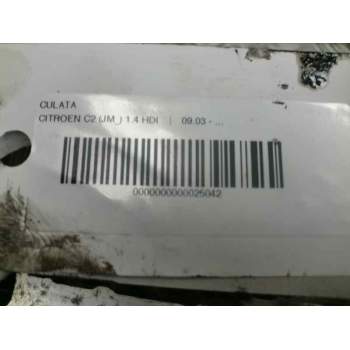 Recambio de culata para citroën c2 1.4 hdi referencia OEM IAM C0376647  120987