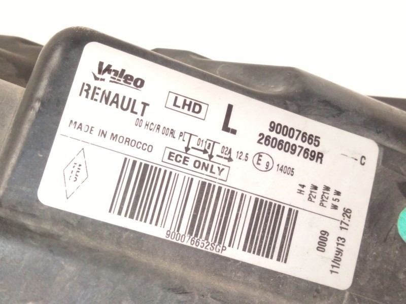 Recambio de faro izquierdo para dacia dokker monospace (ke_) 1.5 dci (keaj, keah) referencia OEM IAM 90007665  