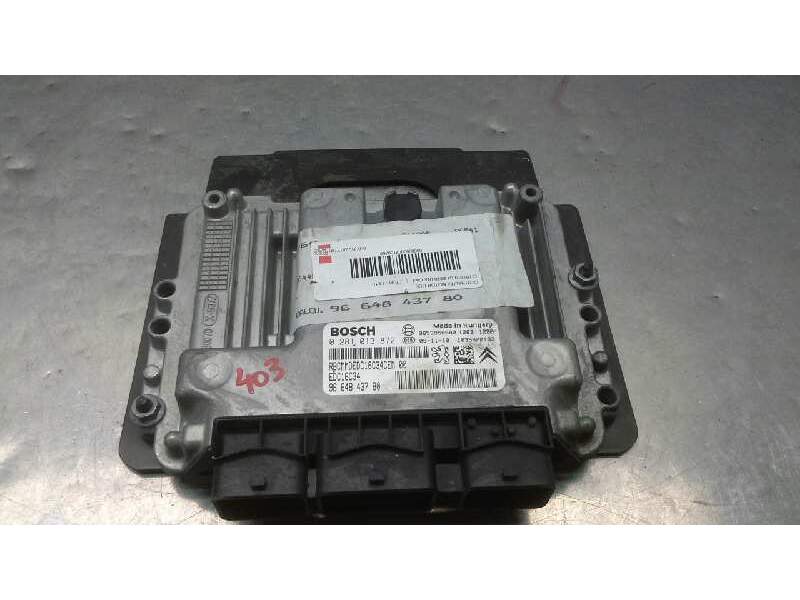 Recambio de centralita motor uce para citroën c4 berlina cool referencia OEM IAM 0281013872 9664843780 EDC16C34