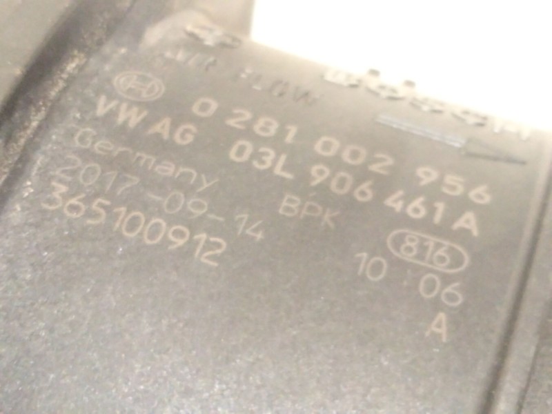 Recambio de caudalimetro para volkswagen tiguan (5n_) 2.0 tdi 4motion referencia OEM IAM 03L906461 0281002956 