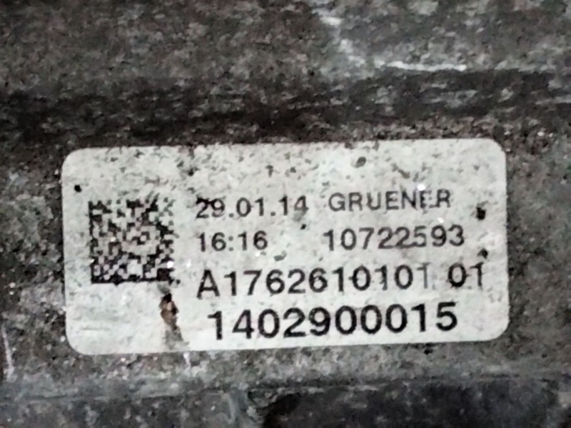 Recambio de caja cambios para mercedes-benz clase a (w176) a 180 (176.042) referencia OEM IAM A1762610101  