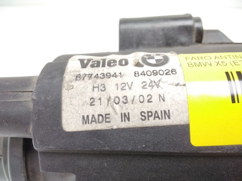 Recambio de faro antiniebla izquierdo para bmw x5 (e70) xdrive 35 i referencia OEM IAM 67743941 8409026 
