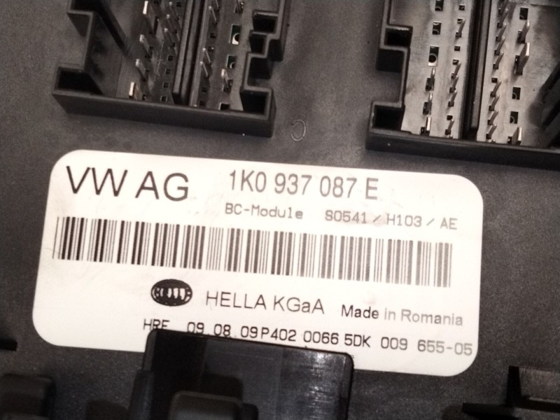 Recambio de centralita comfort para skoda superb ii (3t4) 1.8 tsi 4x4 referencia OEM IAM 1K0937087  