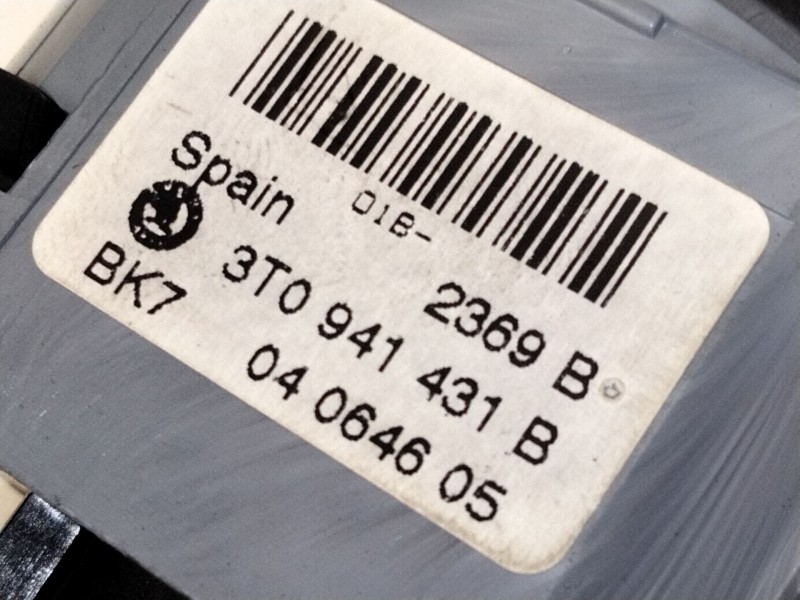 Recambio de mando luces para skoda superb ii (3t4) 1.8 tsi 4x4 referencia OEM IAM 3T0941431  