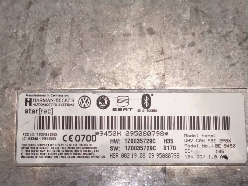 Recambio de modulo electronico para skoda superb ii (3t4) 1.8 tsi 4x4 referencia OEM IAM   