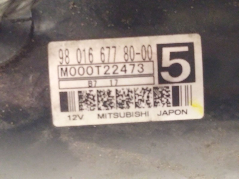 Recambio de motor arranque para peugeot 508 i (8d_) 1.6 hdi referencia OEM IAM 9801667780  