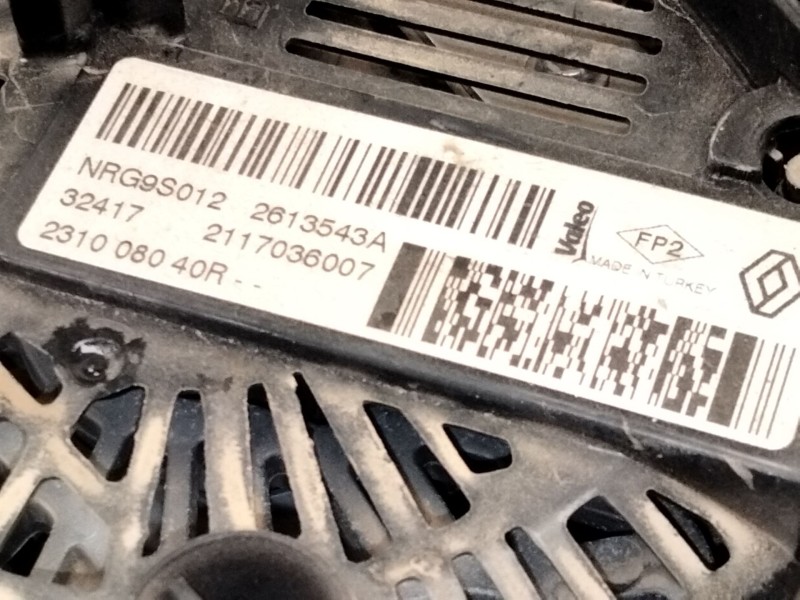 Recambio de alternador para renault megane iv sport tourer (k9a/m/n_) 1.2 tce 130 (k9mr) referencia OEM IAM 231008040R  
