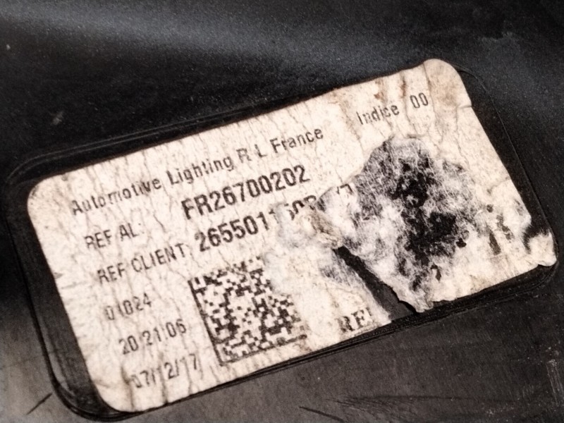 Recambio de piloto trasero derecho para renault megane iv sport tourer (k9a/m/n_) 1.2 tce 130 (k9mr) referencia OEM IAM   