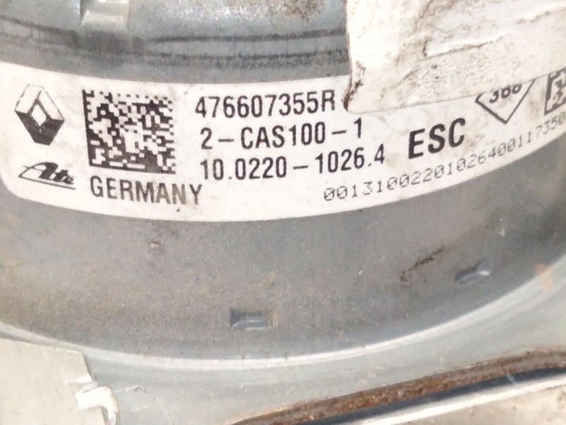 Recambio de abs para renault megane iv sport tourer (k9a/m/n_) 1.2 tce 130 (k9mr) referencia OEM IAM 476607355R  