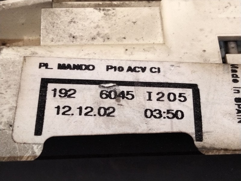 Recambio de mando calefaccion / aire acondicionado para opel combo furgoneta/monovolumen 1.7 di 16v referencia OEM IAM   