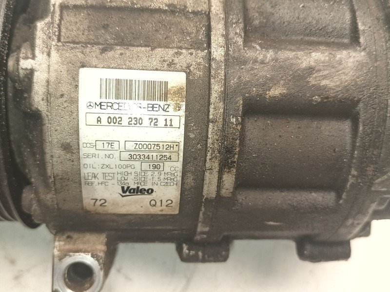 Recambio de compresor aire acondicionado para mercedes-benz sprinter 5-t furgón (b906) 524 (906.653, 906.655, 906.657) referenci