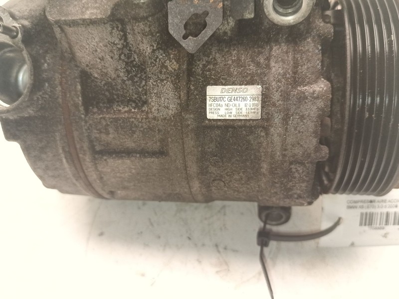 Recambio de compresor aire acondicionado para bmw x5 (e70) 3.0 d referencia OEM IAM 64526987890  