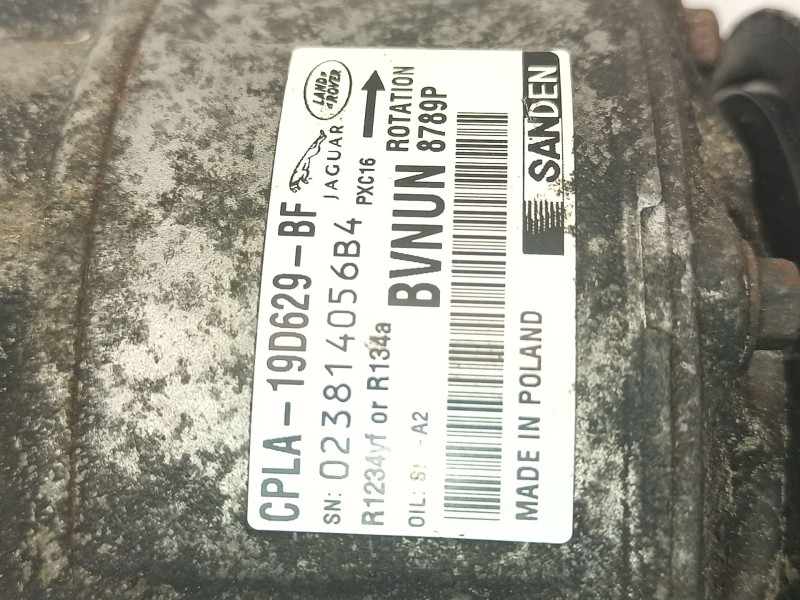 Recambio de compresor aire acondicionado para land rover range rover evoque (l538) 2.2 d referencia OEM IAM CPLA-19D629-BF  