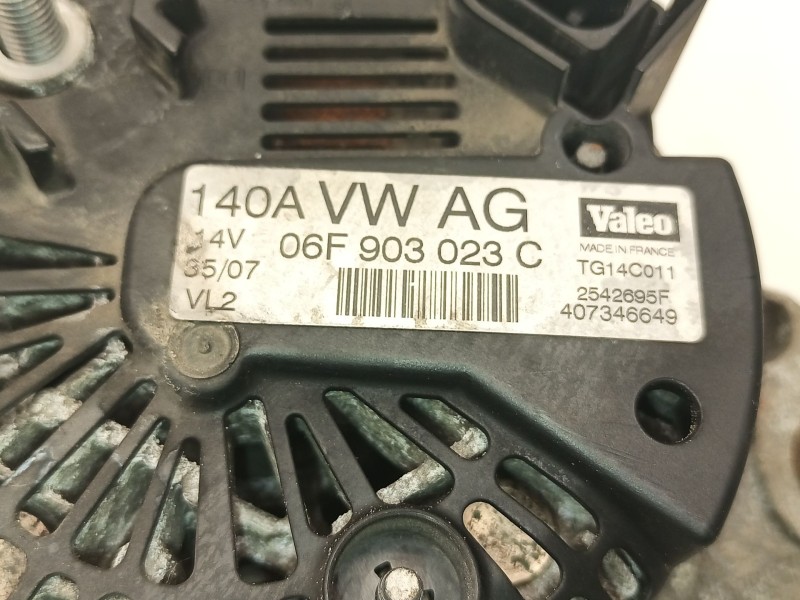 Recambio de alternador para audi a3 (8p1) 2.0 tdi 16v referencia OEM IAM 06F903023C  
