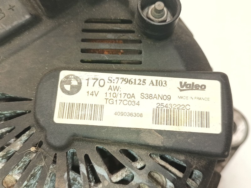 Recambio de alternador para bmw x5 (e70) 3.0 d referencia OEM IAM 7796125AI03  