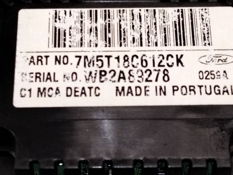 Recambio de mando calefaccion / aire acondicionado para ford focus lim. (cb4) referencia OEM IAM   