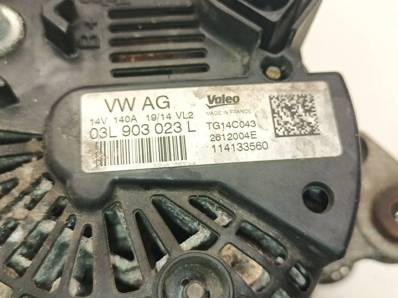 Recambio de alternador para seat leon st (5f8) 2.0 tdi referencia OEM IAM 03L903023L  
