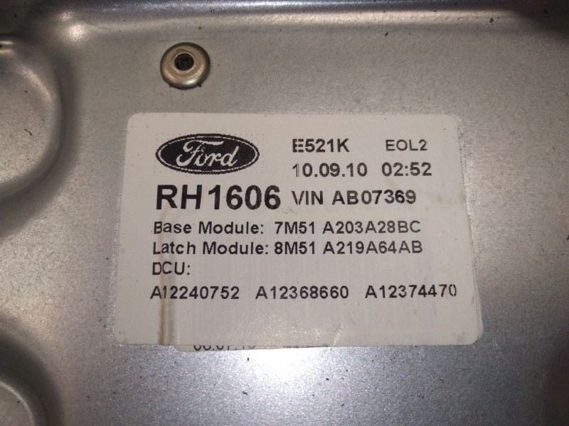 Recambio de elevalunas delantero derecho para ford focus lim. (cb4) referencia OEM IAM 7M51A203A28  