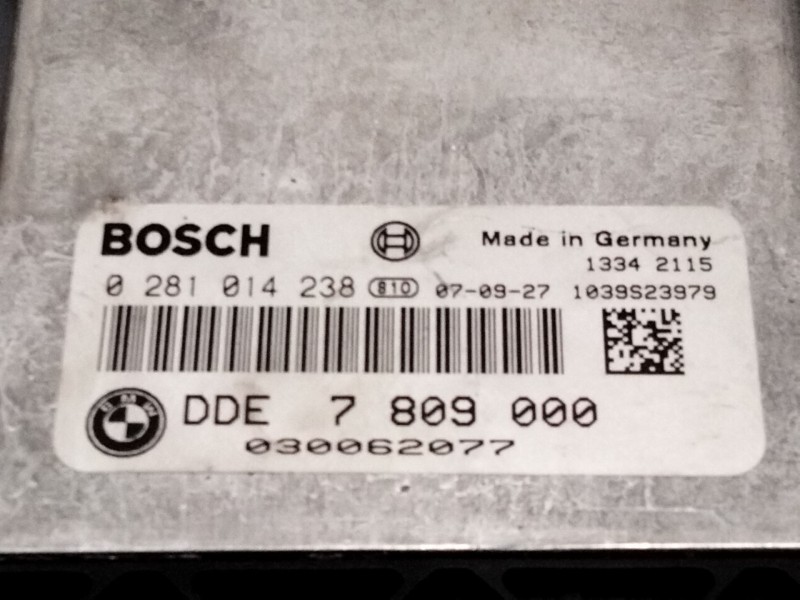 Recambio de centralita motor uce para bmw 3 coupé (e92) 320 d referencia OEM IAM 7809000 0281014238 
