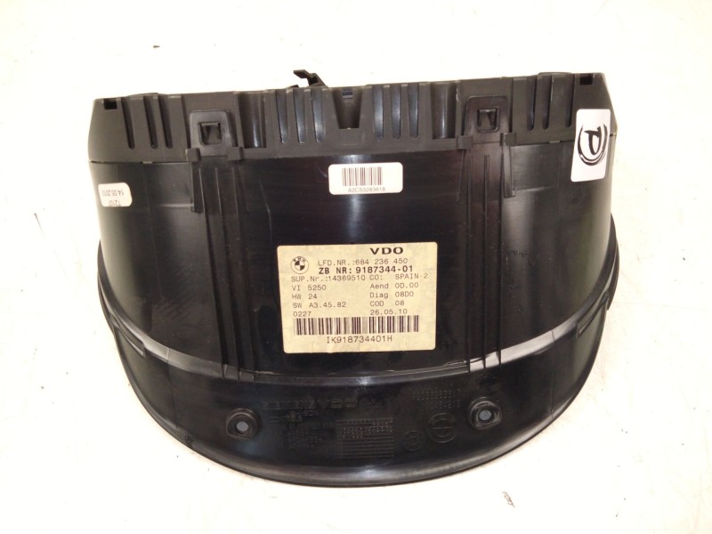 Recambio de cuadro instrumentos para bmw 3 (e90) 318 d referencia OEM IAM 9187344  