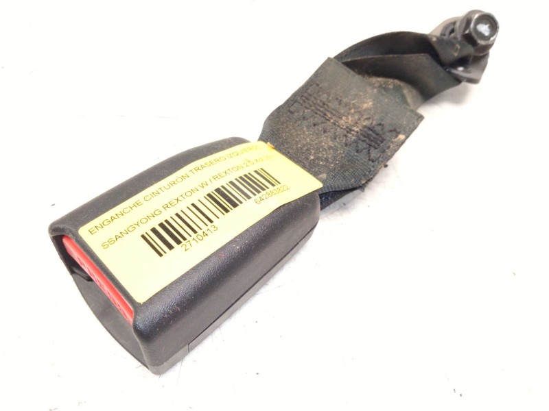 Recambio de enganche cinturon trasero izquierdo para ssangyong rexton w / rexton 2.0 xdi referencia OEM IAM   