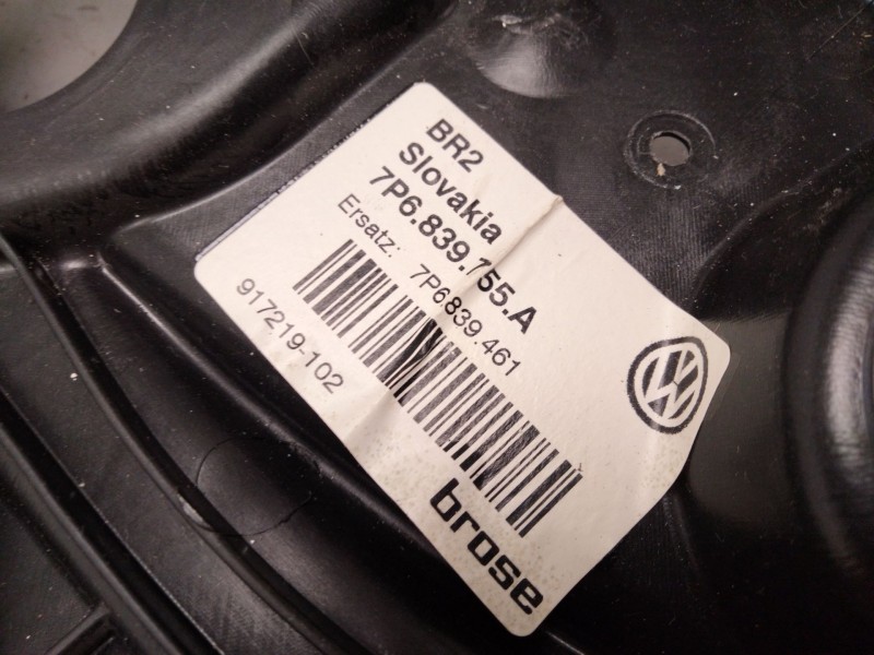 Recambio de elevalunas trasero izquierdo para volkswagen touareg (7la, 7l6, 7l7) 3.0 v6 tdi referencia OEM IAM 7P6839755  