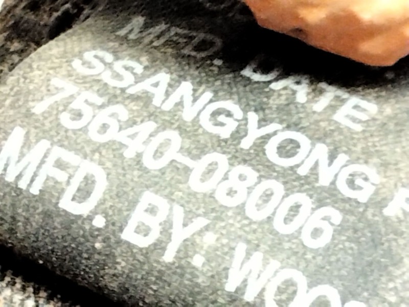 Recambio de cinturon seguridad trasero izquierdo para ssangyong rexton w / rexton 2.0 xdi referencia OEM IAM 7564008006  