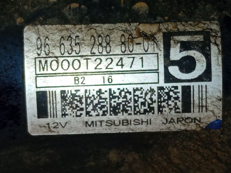 Recambio de motor arranque para citroën c3 ii (sc_) 1.4 hdi 70 (sc8hzc, sc8hr0, sc8hp4) referencia OEM IAM 966352888001  