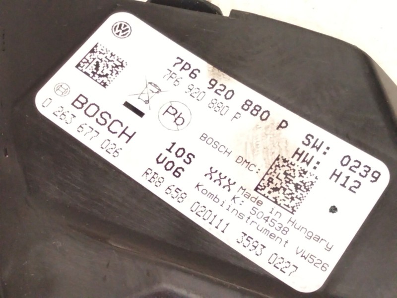 Recambio de cuadro instrumentos para volkswagen touareg (7la, 7l6, 7l7) 3.0 v6 tdi referencia OEM IAM 7P6920880  