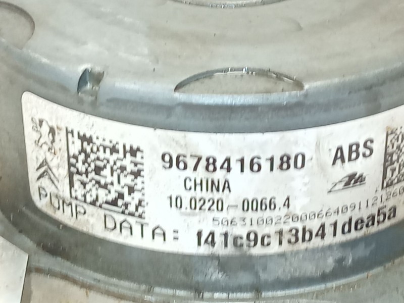 Recambio de abs para citroën c3 ii (sc_) 1.4 hdi 70 (sc8hzc, sc8hr0, sc8hp4) referencia OEM IAM 9678416180  