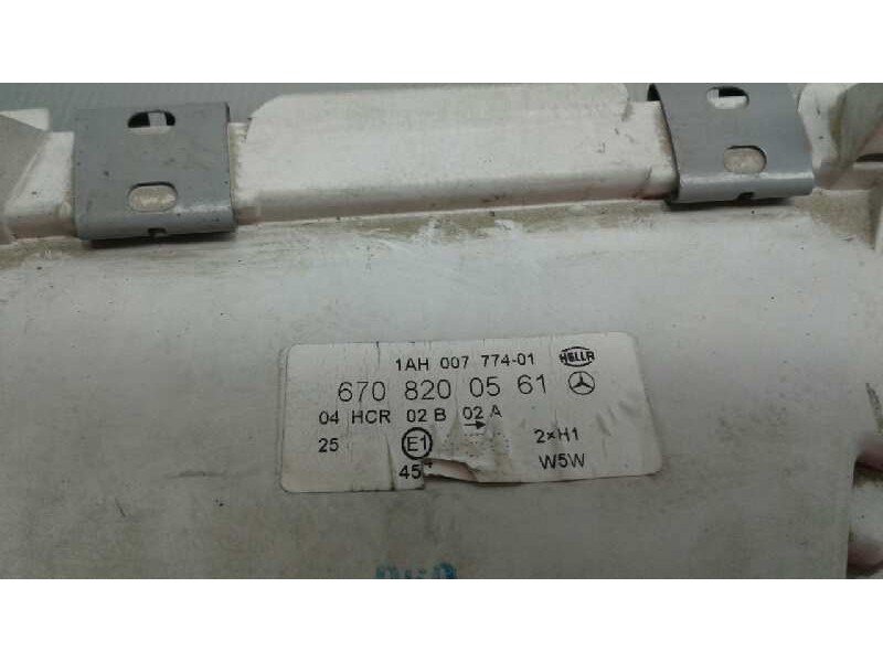 Recambio de faro izquierdo para mercedes-benz vario (tw2) bm 668 / 670 referencia OEM IAM 6708200561 1AH007774-01 
