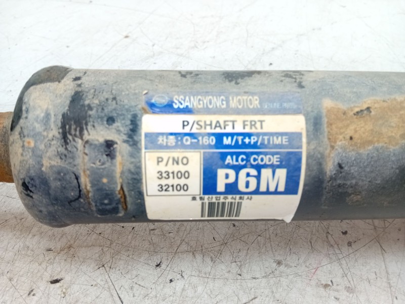 Recambio de cardan delantero para ssangyong rexton w / rexton 2.0 xdi referencia OEM IAM 3310032100  