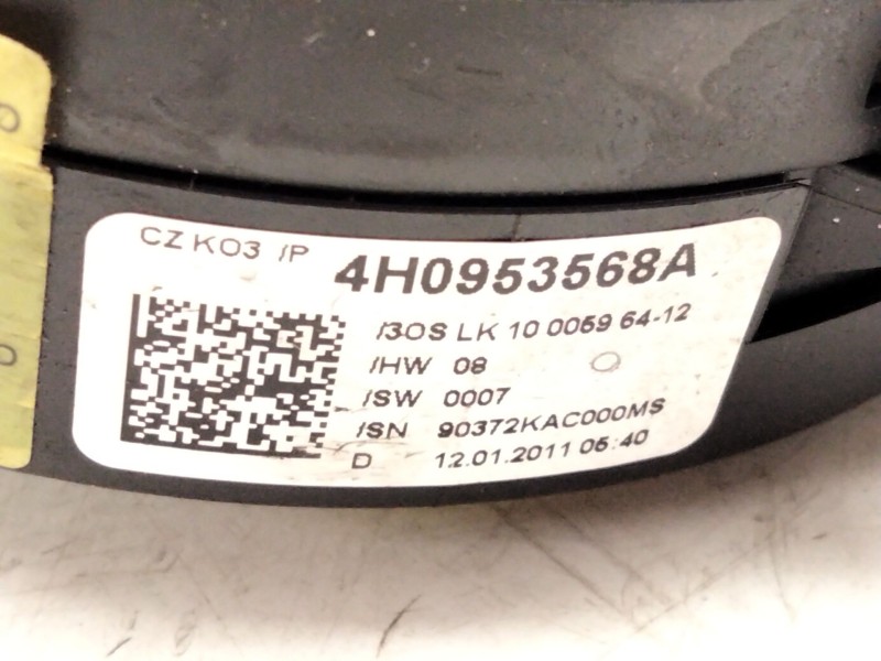 Recambio de anillo airbag para volkswagen touareg (7la, 7l6, 7l7) 3.0 v6 tdi referencia OEM IAM 4H0953568  