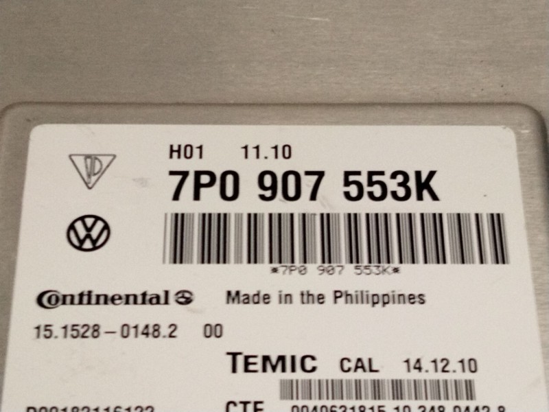 Recambio de centralita suspension para volkswagen touareg (7la, 7l6, 7l7) 3.0 v6 tdi referencia OEM IAM 7P0907553  