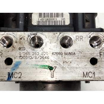 Recambio de abs para nissan qashqai i (j10, nj10) 1.6 dci referencia OEM IAM 57660BB50A 0265252020 
