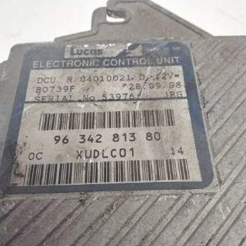 Recambio de centralita motor uce para citroën evasion 2.1 turbodiesel referencia OEM IAM 9634281380  121090